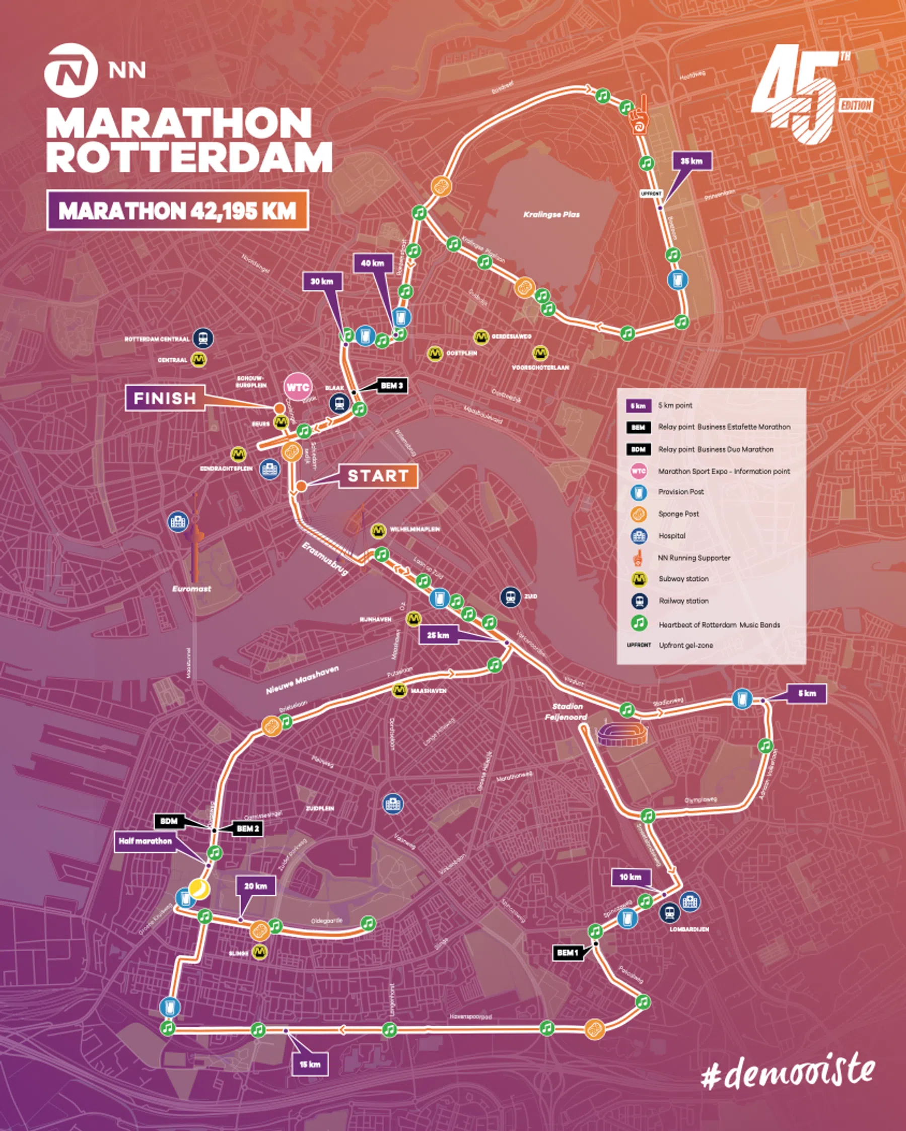 Parcours Rotterdam